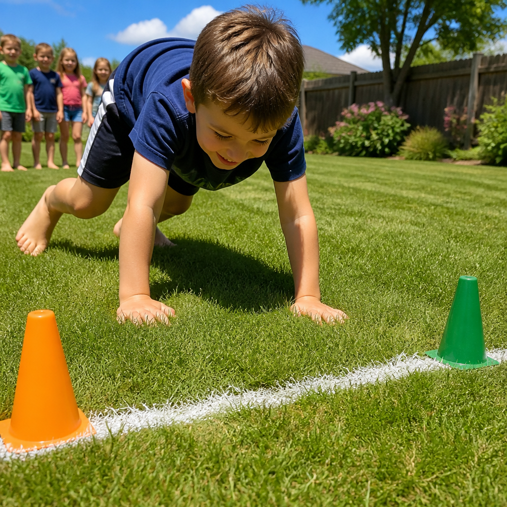 Animal Kingdom Locomotion Relay Race — Movement activity for ages 4–8 years (outdoor, 30 min)
