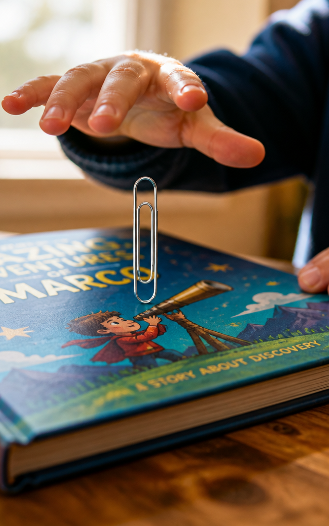 Animated Paperclip Acrobat Illusion — Magic Tricks activity for ages 6–10 years (indoor, 15 min)