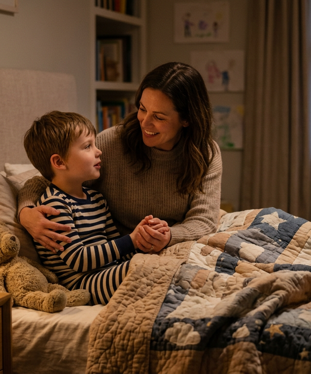 Bedtime Feelings Check-In — Conversation & Connection activity for ages 3–12 years (indoor, 10 min)