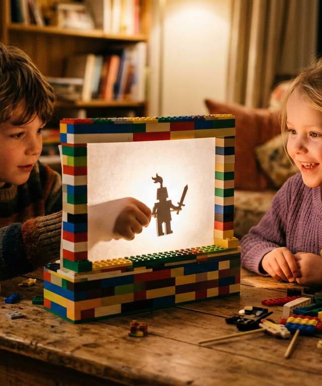 Build a LEGO Shadow Puppet Theater Stage — Construction & Engineering activity for ages 5–10 years (indoor, 45 min)