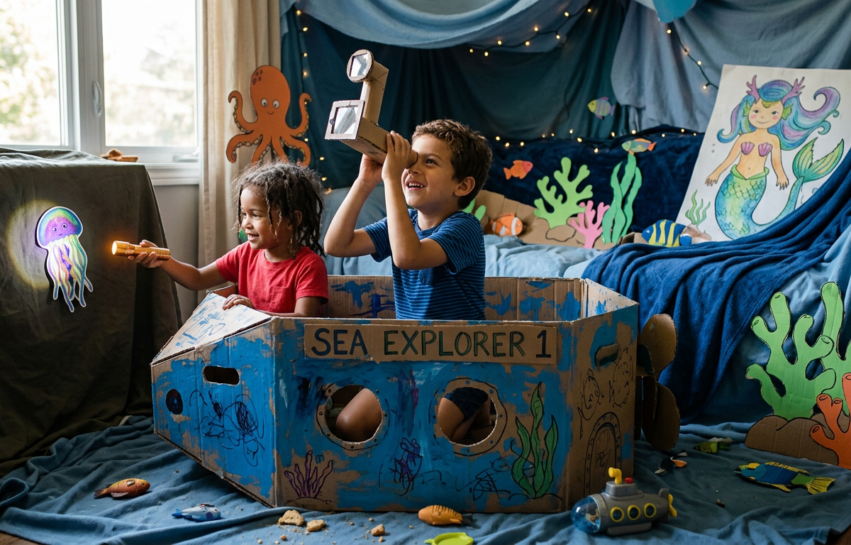 Deep Sea Submarine Explorer Role-Play — Animals activity for ages 4–8 years (indoor, 90 min)