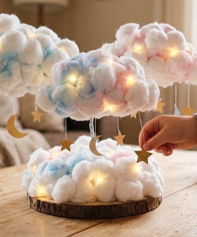Fluffy Cotton Ball Cloud Dreamscape — Sensory Play activity for ages 3–7 years (indoor, 45 min)
