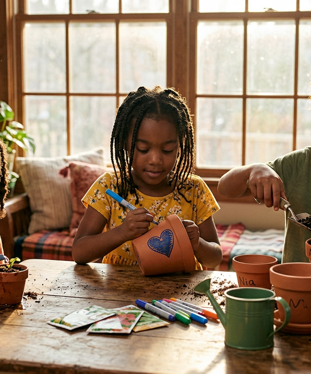 Gratitude Garden Seedlings — Building Character activity for ages 4–9 years (indoor, 45 min)