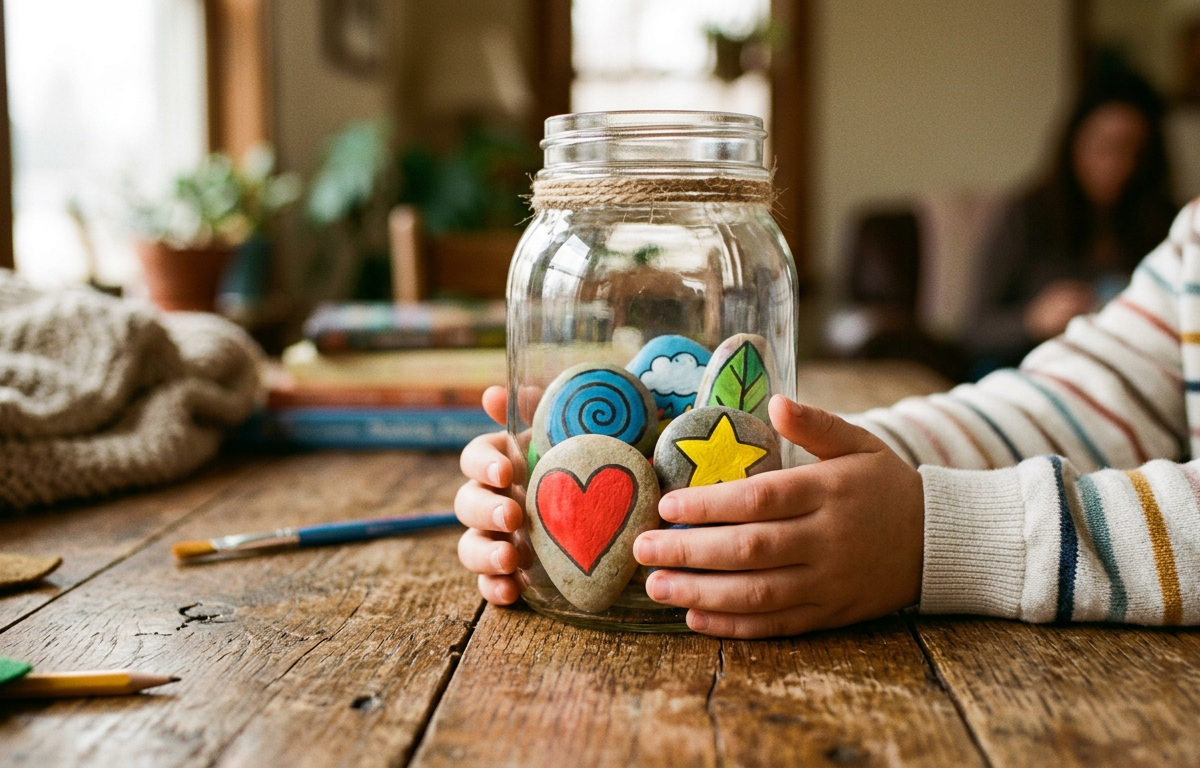 Storyteller's Circle with a Single Word Prompt — Arts & Crafts activity for ages 5–9 years (indoor, 90 min)