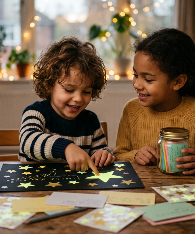 Storytelling Star Jar: Constellation Creation — Reading & Literacy activity for ages 4–9 years (indoor, 45 min)