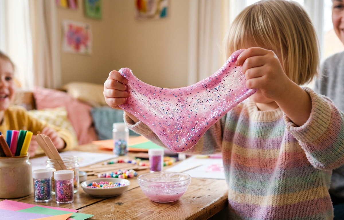 Unicorn Horn Sparkling Slime Creation — Magic Tricks activity for ages 6–10 years (indoor, 45 min)