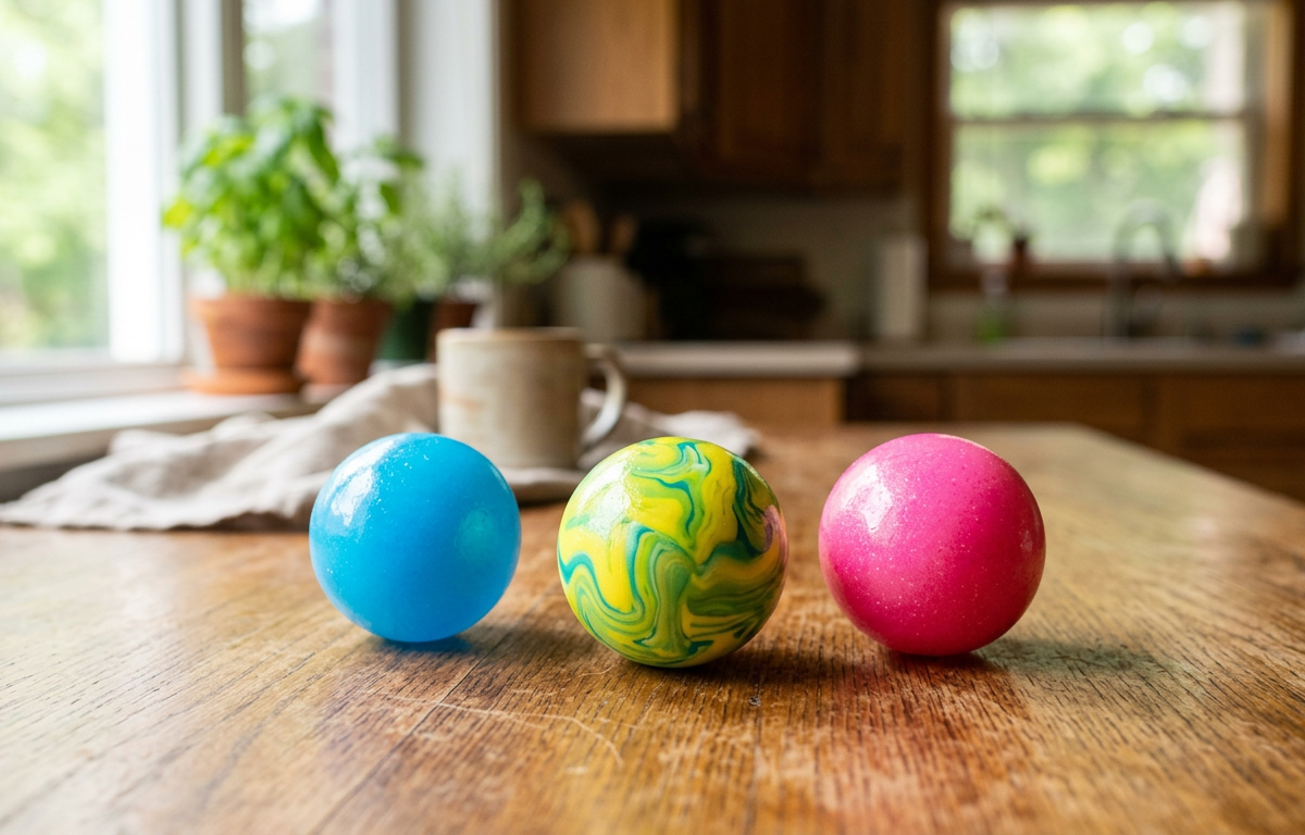 Make a Homemade Bouncy Ball — Science Experiments activity for ages 6–11 years (indoor, 45 min)