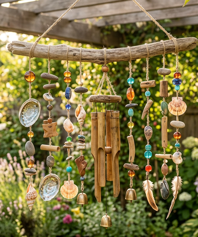 Whispering Wind Chime Garden — Nature & Outdoor Play activity for ages 5–9 years (outdoor, 60 min)