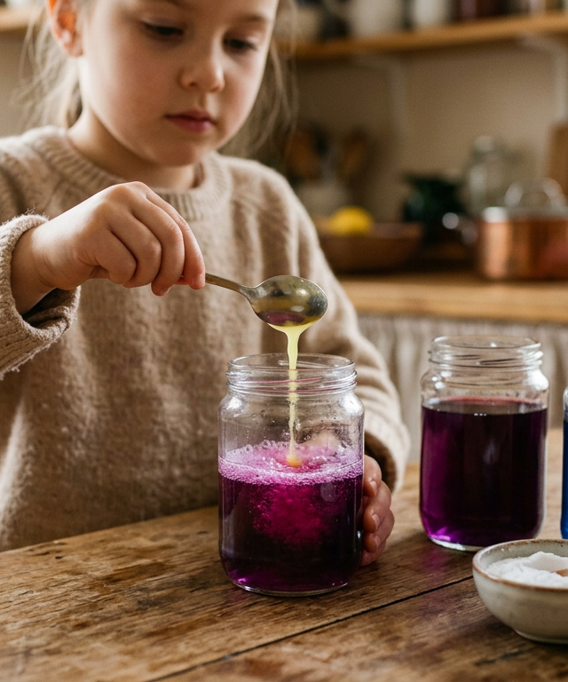 Wizard's Color-Changing Potion Lab — Science Experiments activity for ages 5–9 years (indoor, 45 min)