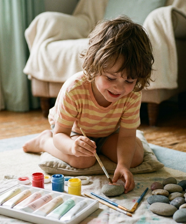 Celebration Story Stones — Holidays & Seasons activity for ages 3–7 years (indoor, 30 min)