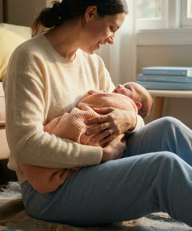 Gentle Lullaby & Sway — Baby (0–12 months) activity for ages 1–3 months (indoor, 5 min)