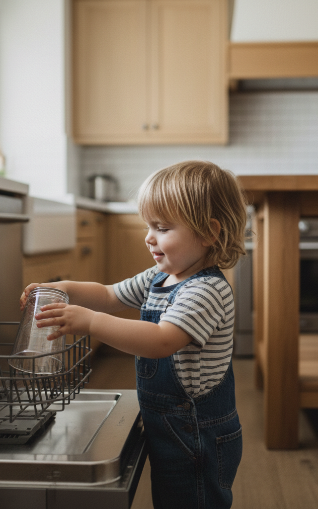 Safe Dishwasher Loading Helper — Life Skills activity for ages 5–9 years (indoor, 20 min)
