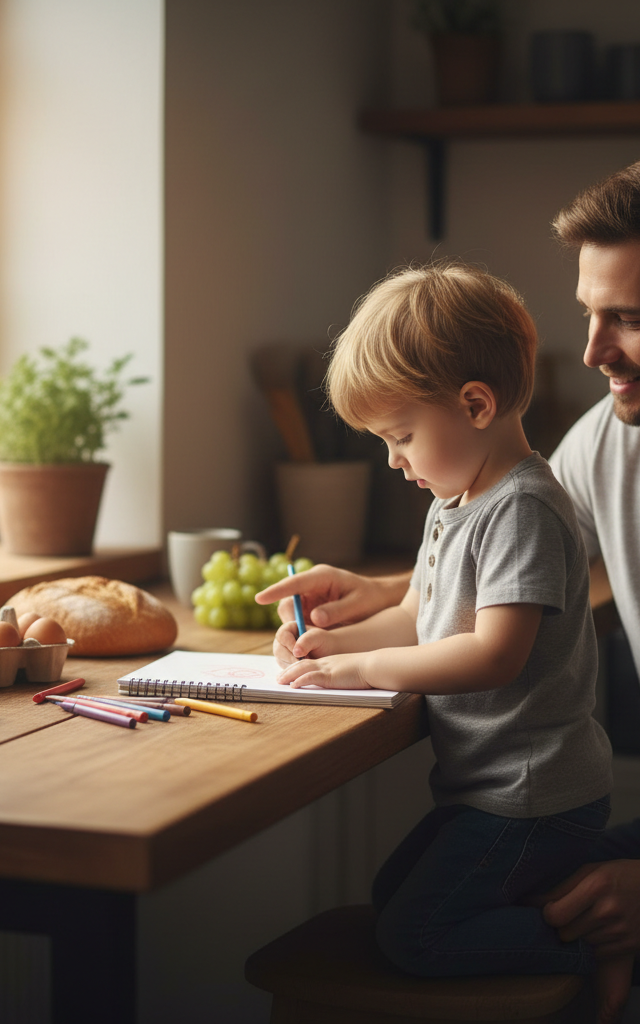 Grocery List Picture Planning — Life Skills activity for ages 3–7 years (indoor, 20 min)