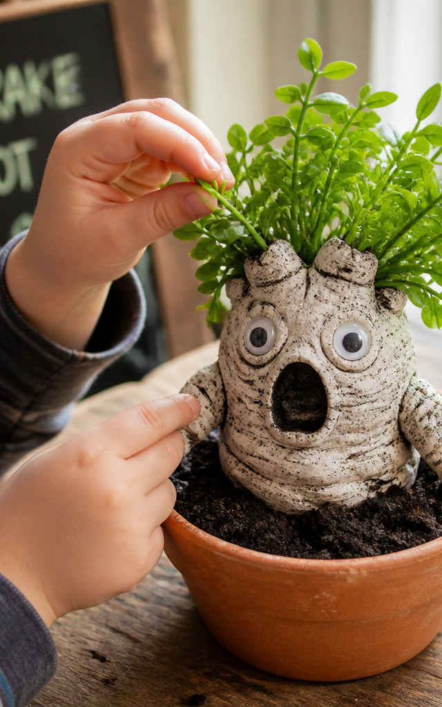 Mandrake Root Herbalist Potting Station — Fantasy & Characters activity for ages 6–10 years (indoor, 120 min)