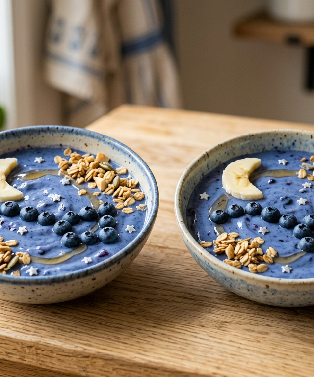 Deep Space Starry Night Blueberry Yogurt Bowls — Cooking & Baking activity for ages 4–10 years (indoor, 30 min)