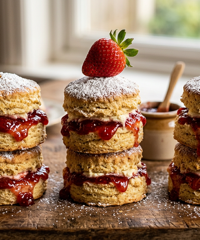 Enchanted Castle Scone Towers with Strawberry Mortar — Cooking & Baking activity for ages 5–11 years (indoor, 60 min)