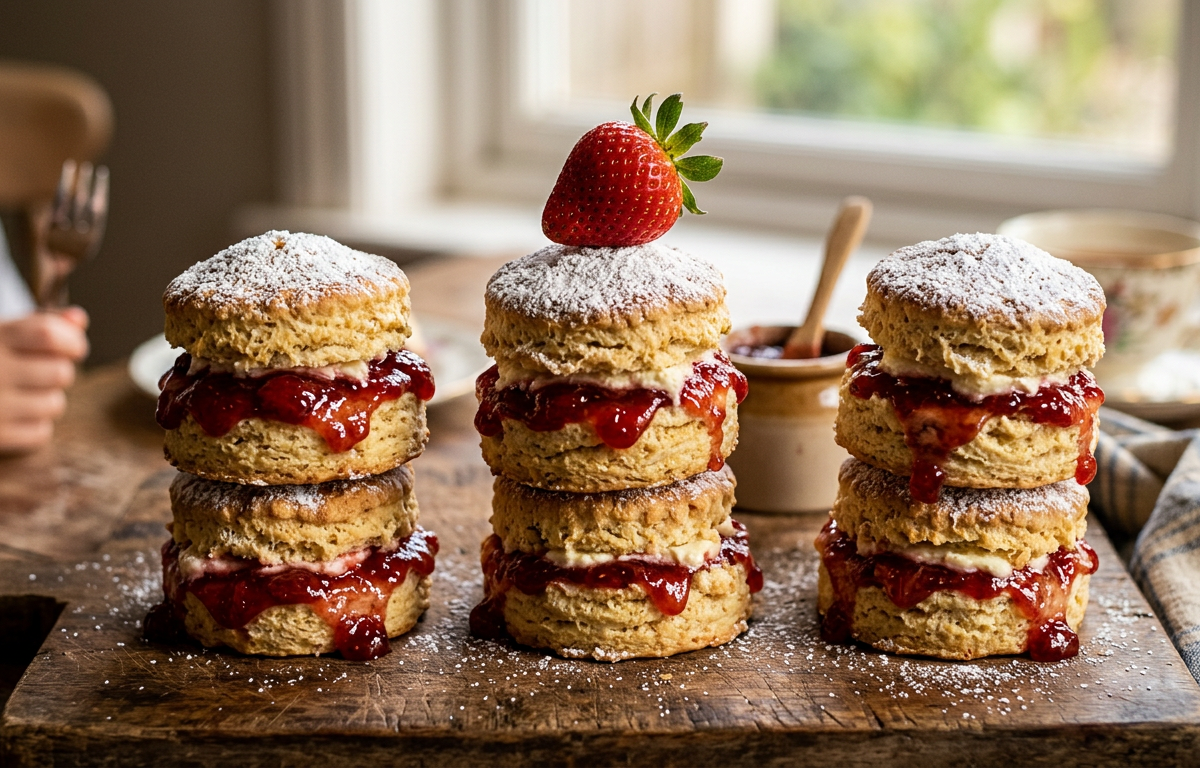 Enchanted Castle Scone Towers with Strawberry Mortar — Cooking & Baking activity for ages 5–11 years (indoor, 60 min)