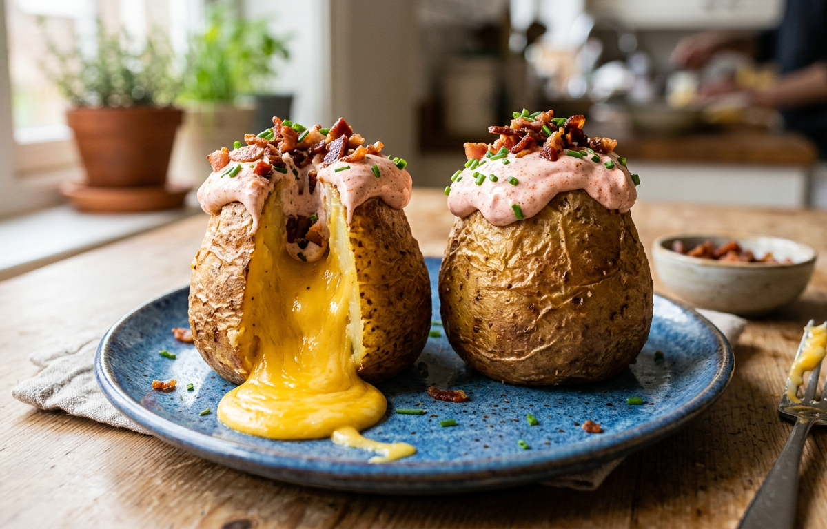 Erupting Volcano Potatoes with Hidden Molten Cheese Gold — Cooking & Baking activity for ages 5–10 years (indoor, 45 min)