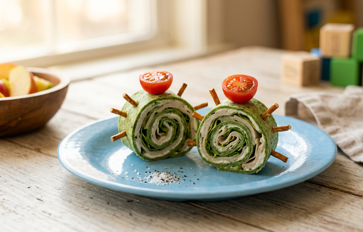 Friendly Desert Green Cactus Sandwiches with Pretzel Spines — Cooking & Baking activity for ages 5–10 years (indoor, 40 min)