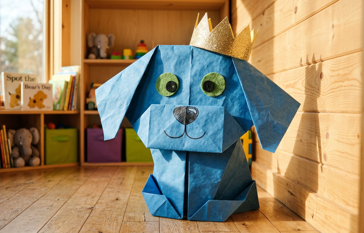 Giant Origami Storybook Character Crafting Workshop — Reading & Literacy activity for ages 6–11 years (indoor, 60 min)