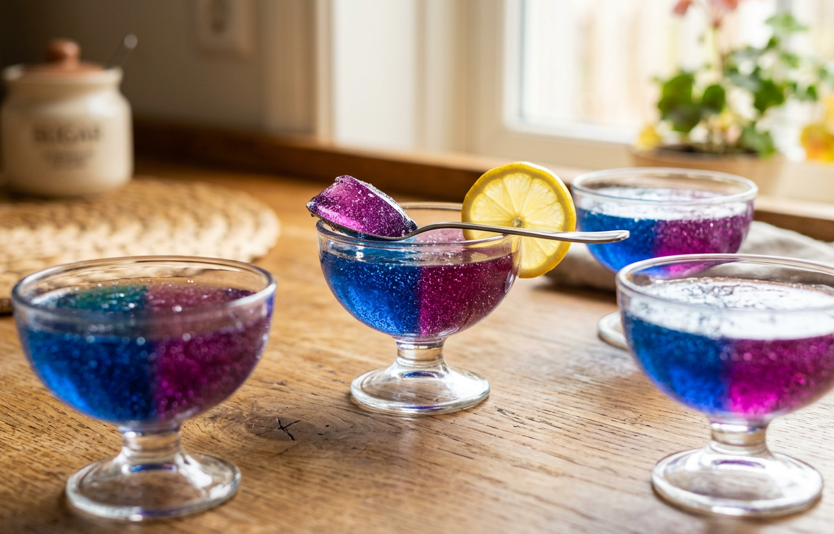 Magical Color-Morphing Edible Butterfly Nectar Bowls — Cooking & Baking activity for ages 5–10 years (indoor, 45 min)