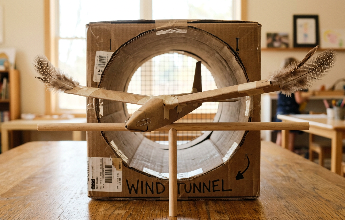 Migratory Bird Wind-Tunnel Flight Path Testing — Animals activity for ages 6–11 years (indoor, 60 min)