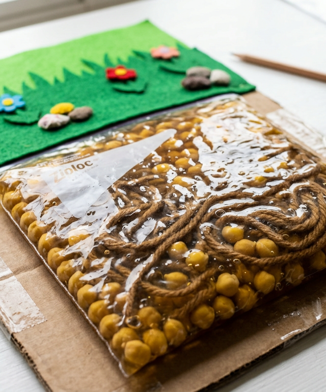 Layered Mud and Root Sensory Bag — Sensory Play activity for ages 5–10 years (indoor, 45 min)