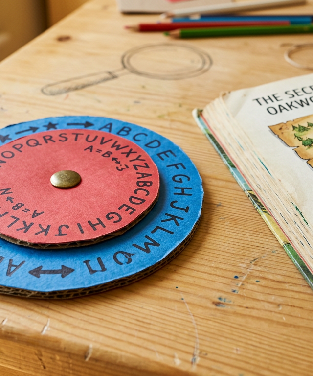Secret Agent Cipher Wheel Literary Quest — Reading & Literacy activity for ages 7–11 years (indoor, 60 min)