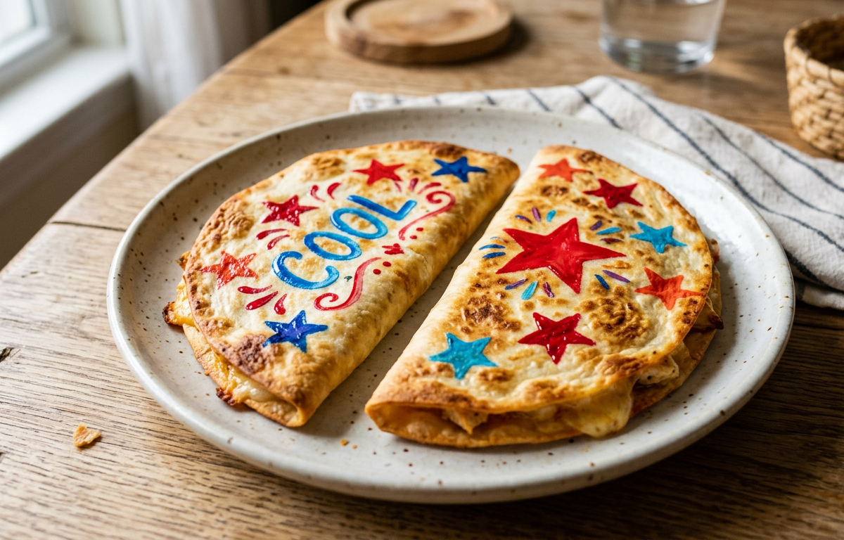 Secret Message Quesadillas Painted with Edible Culinary Ink — Cooking & Baking activity for ages 5–10 years (indoor, 45 min)