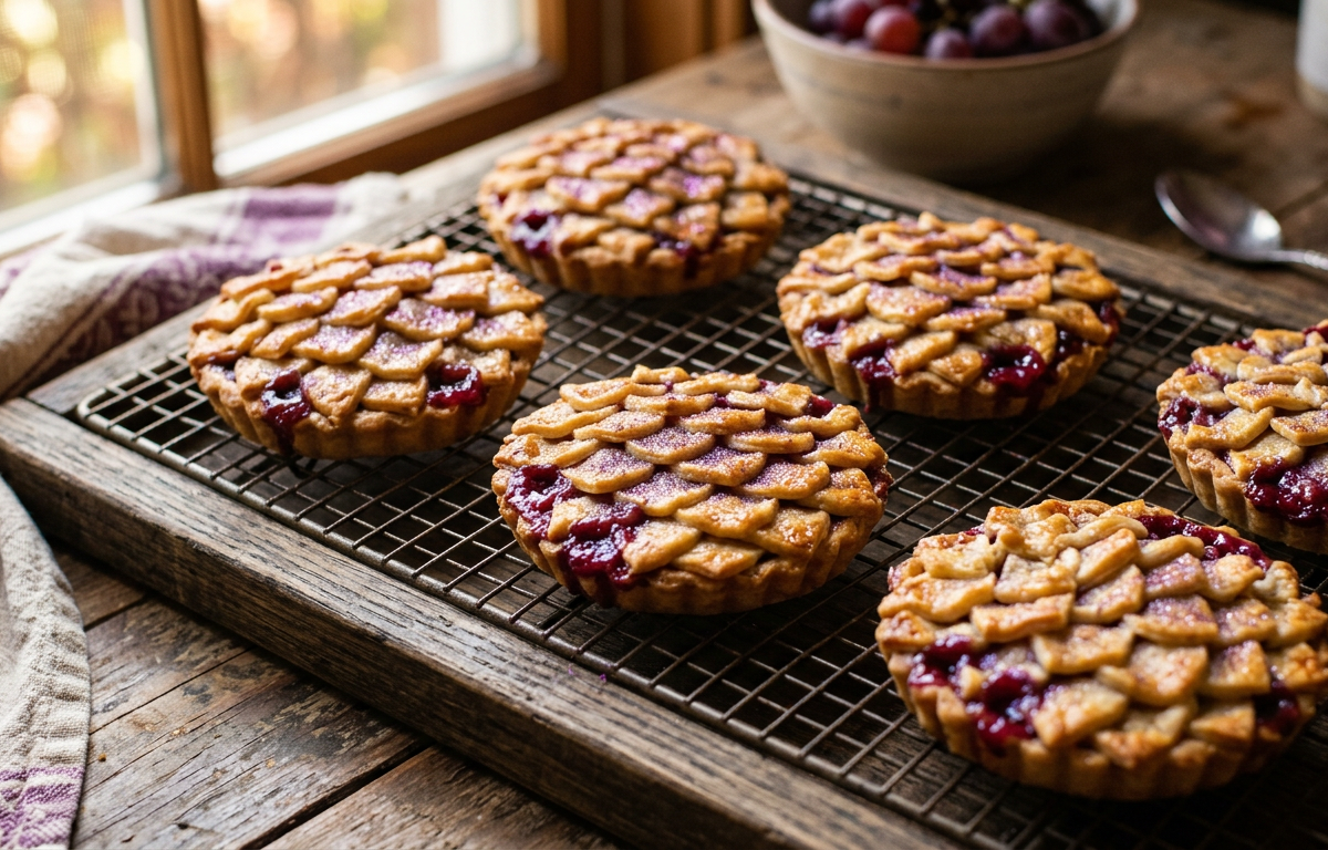 Sparkling Purple Dragon Scale Grape Jelly Tarts — Cooking & Baking activity for ages 5–10 years (indoor, 60 min)