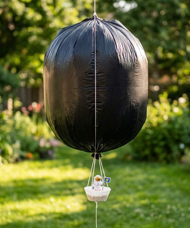 Sun-Activated Solar Balloon Elevator Science Experiment — Science Experiments activity for ages 7–11 years (outdoor, 45 min)