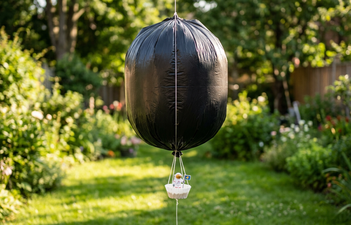 Sun-Activated Solar Balloon Elevator Science Experiment — Science Experiments activity for ages 7–11 years (outdoor, 45 min)