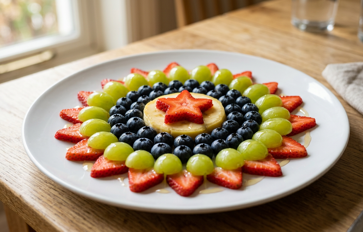 Supercharged Superhero Fruit Power Shield Salads — Cooking & Baking activity for ages 5–10 years (indoor, 40 min)