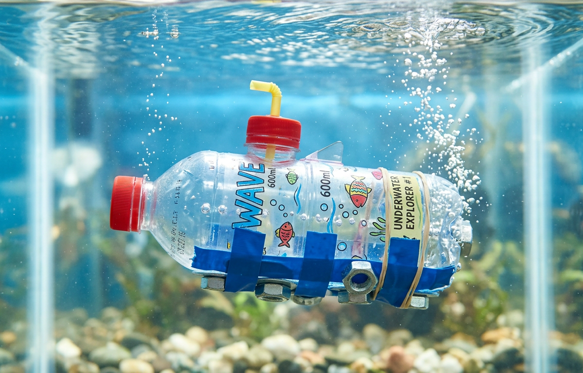 The Fizzy Fizgog Alka-Seltzer Submarine Depth Control Lab — Science Experiments activity for ages 8–12 years (indoor, 45 min)