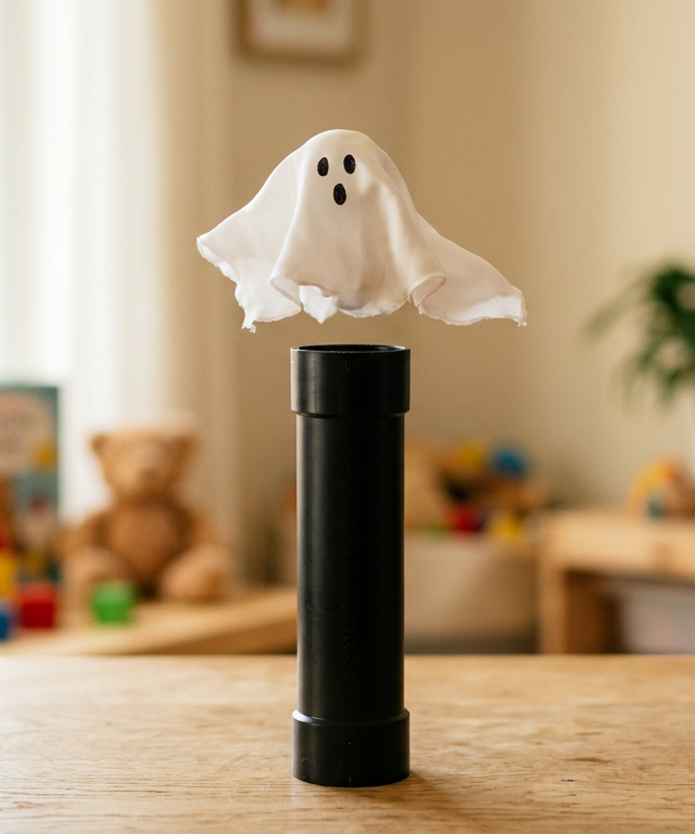 The Floating Haunted Silk Ghost Illusion — Magic Tricks activity for ages 6–11 years (indoor, 40 min)