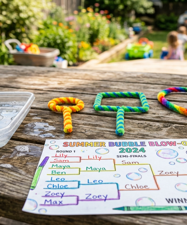 The Great Bubble Wand Diameter Tournament — Numbers & Math activity for ages 6–10 years (outdoor, 45 min)