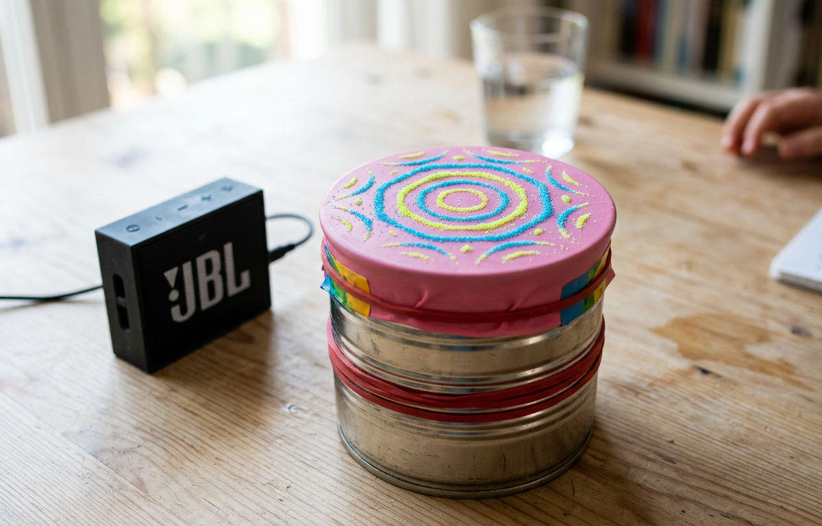 The Secret Dancing Salts Energy Drum Experiment — Science Experiments activity for ages 6–11 years (indoor, 45 min)