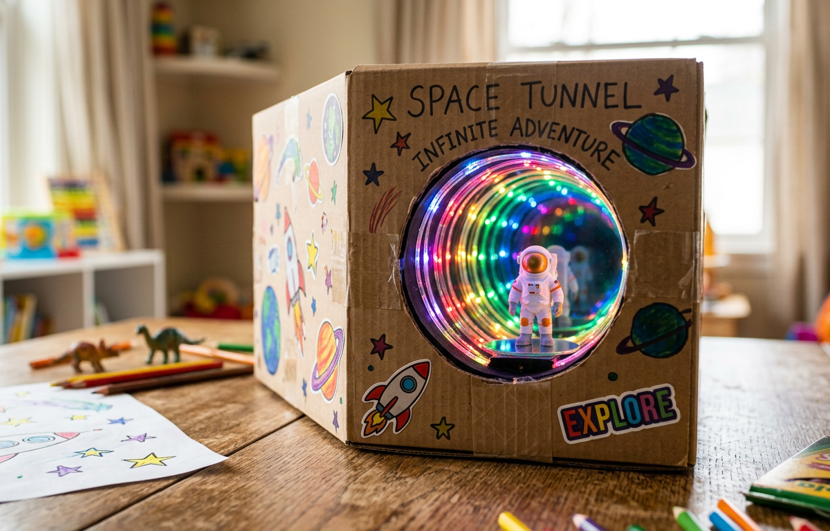 The Secret Infinite Corridor Illusion Chamber — Magic Tricks activity for ages 8–12 years (indoor, 60 min)