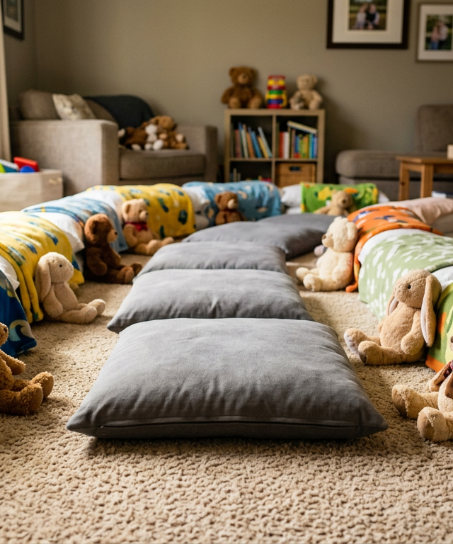 The Whispering Giants Pillow Fortress Navigation Challenge — Games activity for ages 5–10 years (indoor, 45 min)