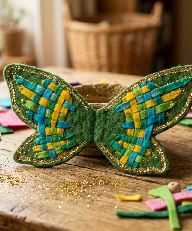 Weaving Felt Feather Wings for Lost Forest Pixies — Fantasy & Characters activity for ages 6–10 years (indoor, 60 min)