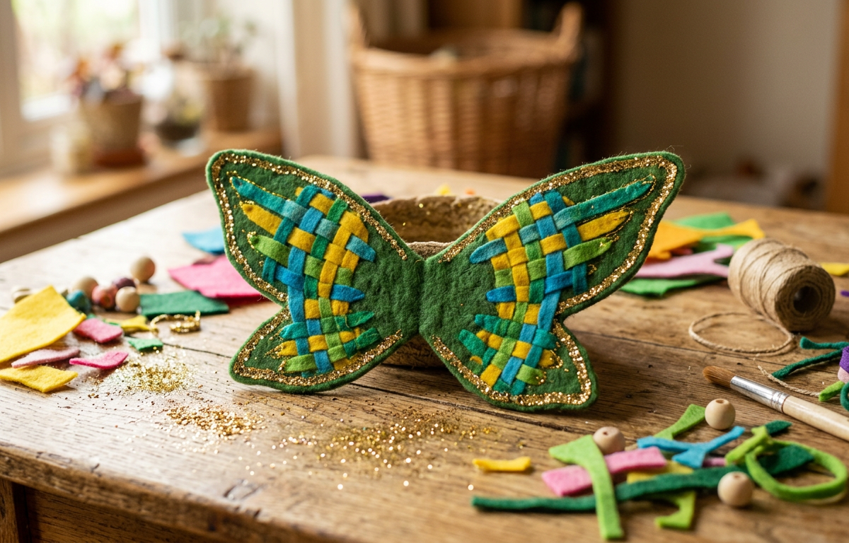 Weaving Felt Feather Wings for Lost Forest Pixies — Fantasy & Characters activity for ages 6–10 years (indoor, 60 min)