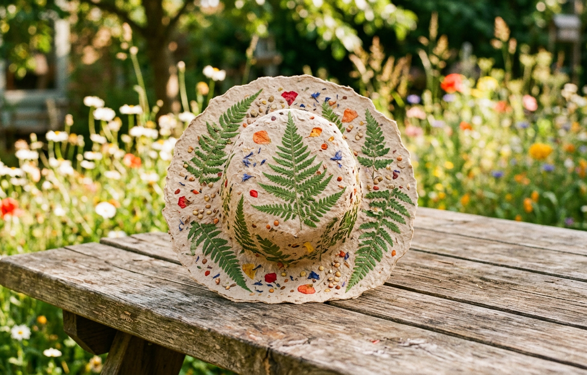 Wildflower Seed Paper Hats for Forest Parades — Nature & Outdoor Play activity for ages 5–10 years (outdoor, 60 min)