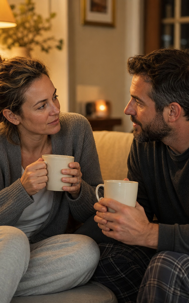 Fifteen-Minute Daily Download: Connecting with Your Partner — Parent Care activity for ages For parents (indoor, 15 min)