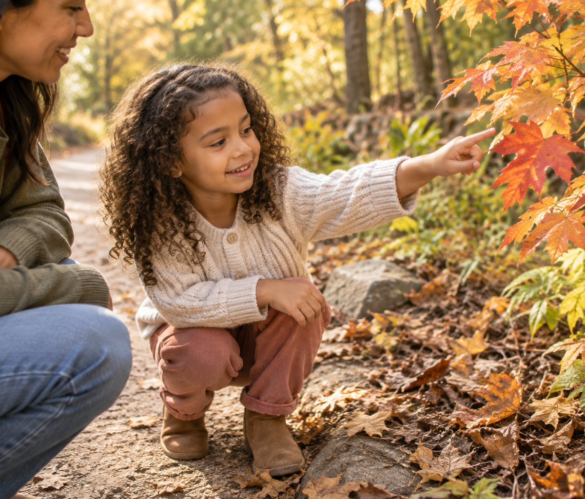 Autumn Color Pause Walk — Nature & Outdoor Play activity for ages 3–8 years (outdoor, 20 min)