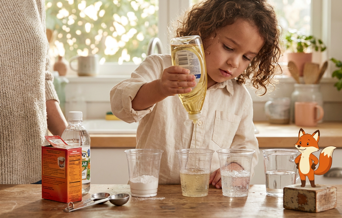 Bubbling Water Volcanoes — Water Play activity for ages 2–6 years (indoor, 15 min)
