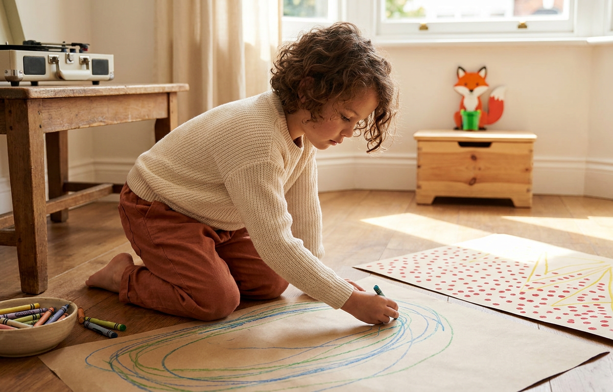 Music Lines Listening Adventure — Music activity for ages 4–7 years (indoor, 20 min)