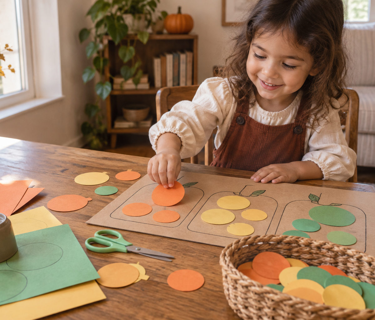 Pumpkin Patch Scavenger Sort — Toddler (12–36 months) activity for ages 18–36 months (indoor, 15 min)