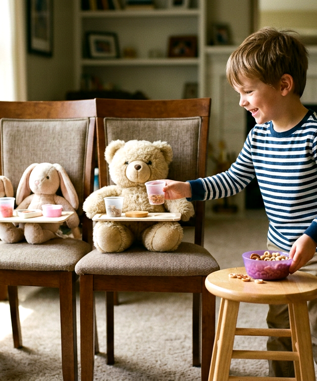 Airplane Flight Attendant Service — Pretend Play activity for ages 4–9 years (indoor, 15 min)