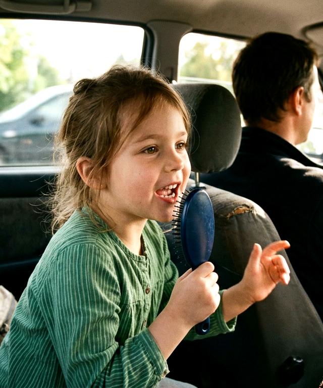 Backseat Radio DJ — On-the-Go & Waiting activity for ages 4–10 years (indoor, 15 min)