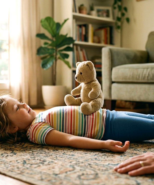 Balloon Belly Boat — Quiet Time & Calm Corner activity for ages 3–9 years (indoor, 15 min)